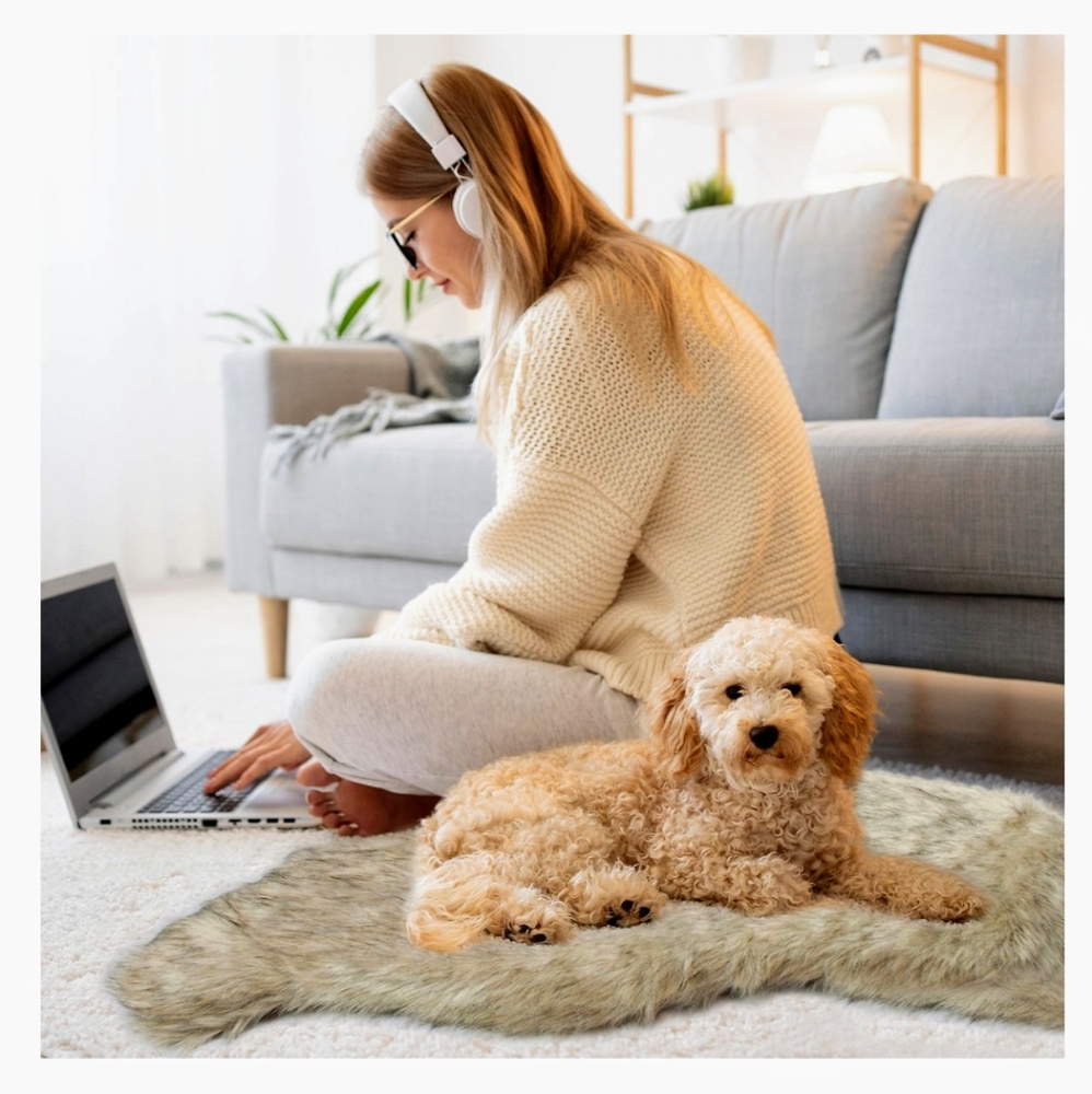 Precious Tails Black Level de Luxe Dog Mat